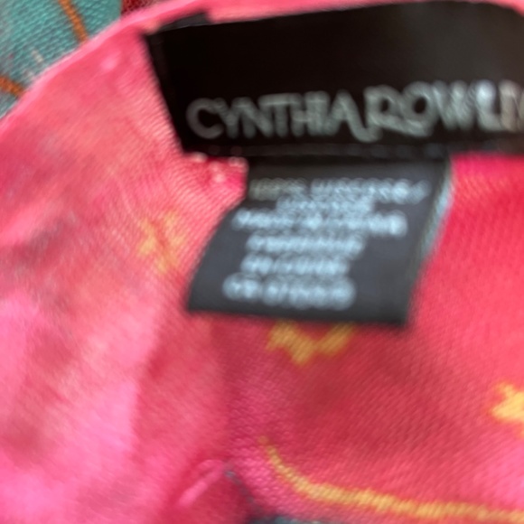 Cynthia Rowley 100% viscose scarf - Picture 7 of 8